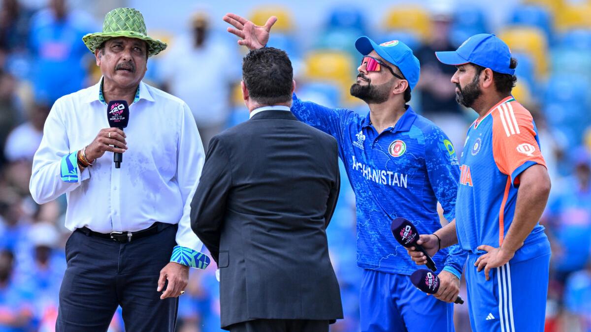 IND vs AFG: Indian players wear black armbands to honour former India pacer David Johnson during T20 World Cup 2024 match